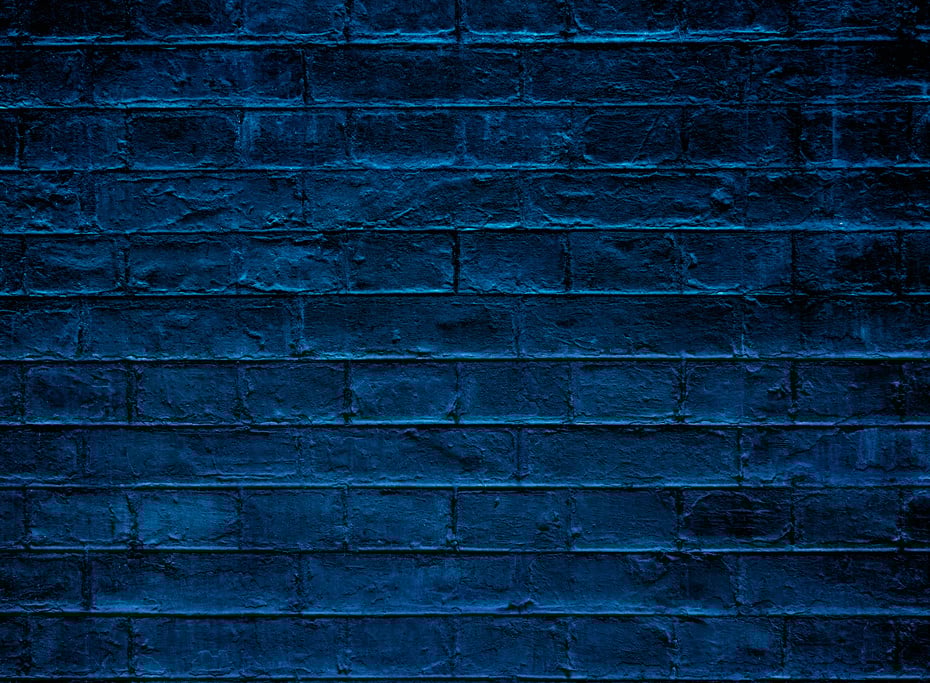 Blue Brick Wall 